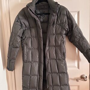 The North Face Women's Gray Long Puffer Jacket